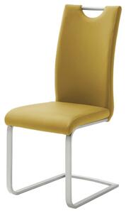 Jedálenská stolička PIPER žltá