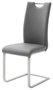Jedálenská stolička PIPER sivá