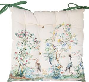 Podsedák s výplňou Birds in Paradise - 40 * 40 cm - Clayre & Eef