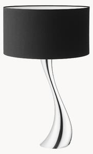 Veľká stolová lampa z nehrdzavejúcej ocele Cobra