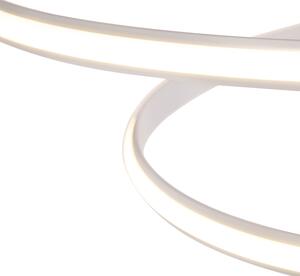 Moderné závesné svietidlo biele 74 cm vrátane LED stmievateľné - Rowan