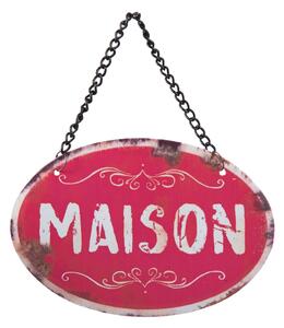 Závesná ceduľka Maison - 12 * 8 cm - Clayre & Eef