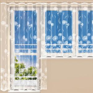 Hotová žakárová záclona MARIKA - balkónový komplet