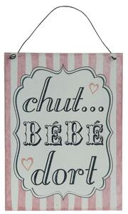 Kovová ceduľa Chut Bebe - 20 * 15 cm - Clayre & Eef