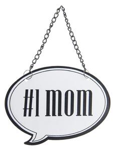 Nástenná kovová ceduľa 1Mom - 11 * 8 cm - Clayre & Eef