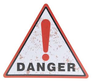 Nástenná ceduľa Danger - 30 * 34 cm - Clayre & Eef