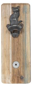 Otvárač na fľaše mačka - 13 * 4 * 28 cm - Clayre & Eef