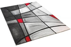 Koberec Brilliance 80x150 cm, šedo-červený