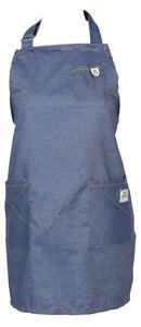 Bavlnená kuchynská zástera s denim prevedením - 70 * 65 cm - Clayre & Eef