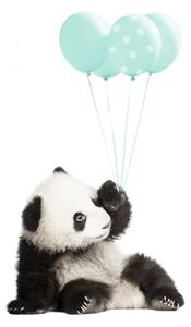 Nástenná samolepka Dekornik Minty Panda, 70 x 115 cm