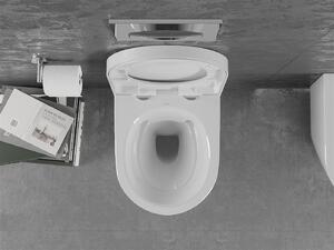 Mexen Lena Rimless závesné WC so sedátkom s pomalým zatváraním, biela - 30220200