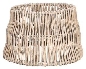 Ratanové tienidlo na lampu - Ø 25 * 16 cm / E27 - Clayre & Eef