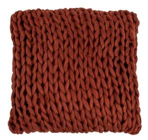 Pletený vínový vankúš Tricot - 40 * 40 cm - J-Line by Jolipa