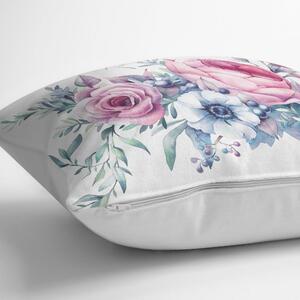 Obliečka na vankúš s prímesou bavlny Minimalist Cushion Covers Liandnse Special Design Flower, 45 × 45 cm