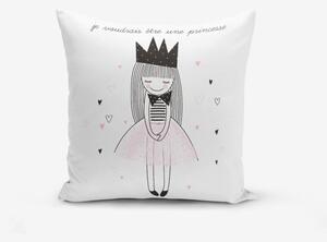 Obliečka na vankúš s prímesou bavlny Minimalist Cushion Covers Je Noudrais Etre Une Princesse, 45 × 45 cm