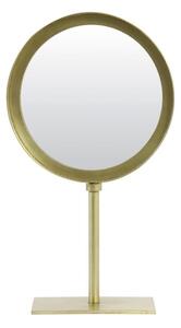 Bronzové okrúhle stolný zrkadlo Lure antik bronze - 20 * 10 * 35 cm - Light & Living