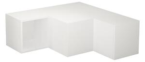 Dizajnový TV stolík Laksha 90 cm biely