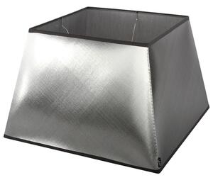 Strieborno-čierne tienidlo Azzuro square - 40*40*26,5cm/ E27 - Collectione