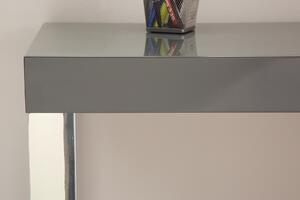 Písací stôl GREY 120 cm - tmavosivá
