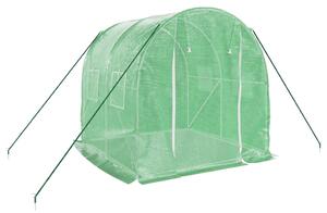 Fóliovník s oceľovým rámom zelený 4 m² 2x2x2 m