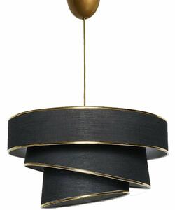 Závesný luster Couper - Black, Gold