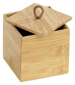 BOX, drevo, bambus9/9/9 cm - Úložné boxy & dekoračné boxy