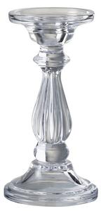 Sklenený transparentné svietnik Tibo small - Ø 10 * 20cm - J-Line by Jolipa