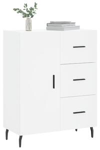 Komoda biela 69,5x34x90 cm kompozitné drevo