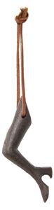 Kovový príručný otvárač na fľaše v tvare dámskej nohy s podpätkom - 3 * 2 * 10 cm - Clayre & Eef