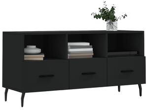 TV stolík čierny 102x36x50 cm kompozitné drevo