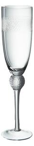 Pohár na šampanské s prúžkom Flute - ∅ * 6 * 26 cm - J-Line by Jolipa