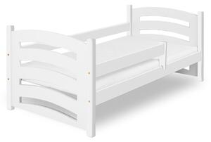 Detská posteľ Mela 80 x 160 cm, biela Rošt: Bez roštu, Matrac: Bez matraca