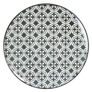 Čierny jedálenský tanier Blackor - Ø 26 cm - Clayre & Eef