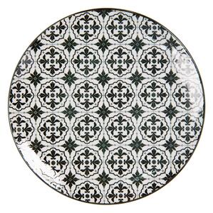 Čierny dezertný tanier Blackor - Ø 21 cm - Clayre & Eef
