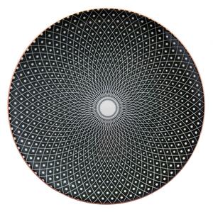 Čierny dezertný tanier Blackin - Ø 21 cm - Clayre & Eef