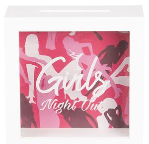 Drevená pokladnička Girls Night Out - 15*5*15 cm - Clayre & Eef