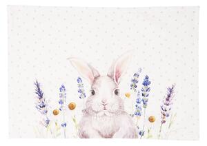 Textilné prestieranie Lavander Fields s zajačikom - 48 * 33 cm - 6ks - Clayre & Eef