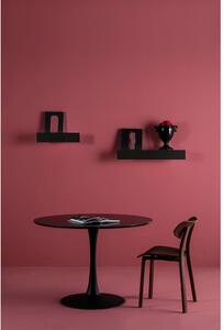 Okrúhly čierny jedálenský stôl Marckeric Oda, ⌀ 110 cm