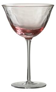 Ružová pohár na koktail Verma - Ø 12 * 18 cm - J-Line by Jolipa