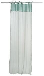 Mintovy bavlnený voál / záclona na zaväzovanie - 140 * 290cm - J-Line by Jolipa