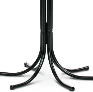 Kovový vešiak Peg čierna, 188 cm
