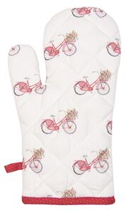 Kuchynská bavlnená rukavica Red Bicycle - 16 * 30 cm - Clayre & Eef