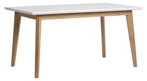 Rozkladací jedálenský stôl s bielou doskou Marckeric Libra