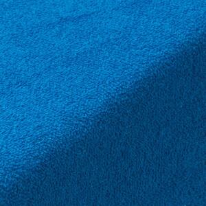 Napínacia plachta na posteľ froté EXCLUSIVE kráľovsky modrá jednolôžko