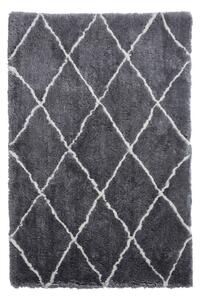 Sivo-krémový ručne tuftovaný koberec Think Rugs Morocco Grey & Cream, 200 × 290 cm