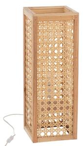 Prírodné bambusová stolná lampa Rectan - 23*23*65cm - J-Line by Jolipa