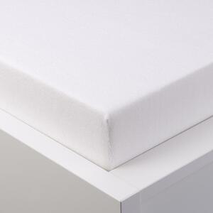 Napínacia plachta na posteľ froté EXCLUSIVE biela jednolôžko