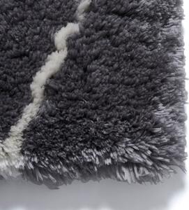 Sivo-krémový ručne tuftovaný koberec Think Rugs Morocco Grey & Cream, 200 × 290 cm