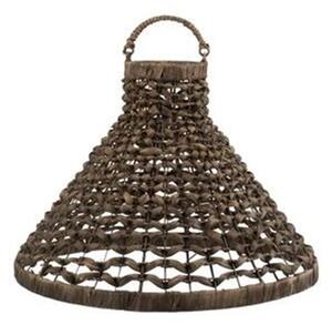 Závesné tienidlo z vodného hyacintu Josiane - Ø 54,5 * 46,5 cm - J-Line by Jolipa