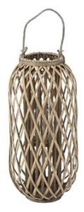 Sivohnedá drevená lampáš Romaine S - Ø 32 * 66 cm - J-Line by Jolipa